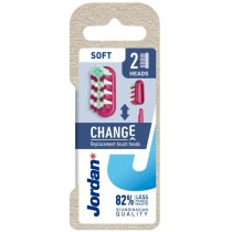 Jordan Change wymienne główki do szczoteczki do zębów Soft 2szt