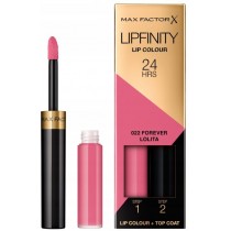 Max Factor Lipfinity Lip Colour dugotrwaa pomadka z systemem Permawear 22 Forever Lolita 2,3ml+1,9g