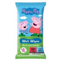 Peppa Pig Chusteczki nawilżane Truskawka 15szt