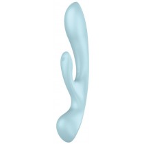 Satisfyer Triple Oh Multi Vibrator wibrator Light Blue
