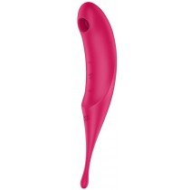 Satisfyer Twirling Pro Hybrid Air Pulse Vibrator wibrator pulsujcy Red