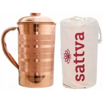 Sattva Dzbanek miedziany w prążki Stripe Jug 1250ml