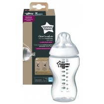 Tommee Tippee Closer To Nature Butelka do karmienia 340ml ze smoczkiem silikonowym 3m+