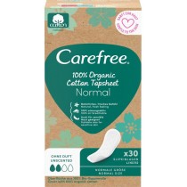 Carefree 100% Organic Cotton Topsheet wkadki higieniczne Normal 30szt