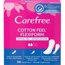 Carefree Cotton Feel Flexiform wkadki higieniczne nieperfumowane 56szt