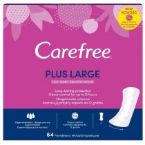 Carefree Plus Large wkadki higieniczne Light Scent 64szt