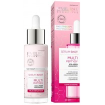 Eveline Serum Shot Multipeptydy odmładzająca kuracja z multipeptydami na twarz, szyję i dekolt 30ml