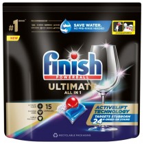 Finish Ultimate All in 1 kapsuki do zmywarki Fresh 15szt