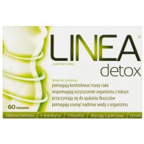 Linea Detox suplement diety wspomagajcy kontrol masy ciaa 60 tabletek