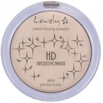 Lovely HD Pressed Powder transparentny, matujcy puder do twarzy z Olejem Jojoba 10g