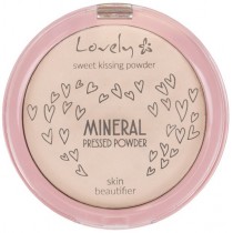 Lovely Mineral Pressed Powder transparentny silnie matujący fikser mineralny do twarzy 10g