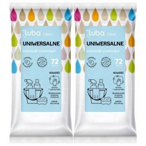 Luba Clean uniwersalne ciereczki czyszczce 2x72szt