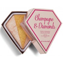 Makeup Revolution Champagne&Diamonds rozwietlacz w ksztacie diamentu 10g