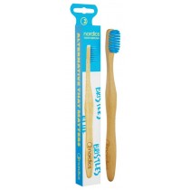 Nordics Bamboo Toothbrush bambusowa szczoteczka do zbw Niebieska