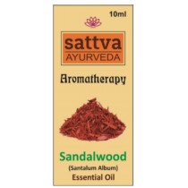 Sattva Ayurveda Aromatherapy Essential Oil olejek z drzewa sanda�owego Sandalwood 10ml