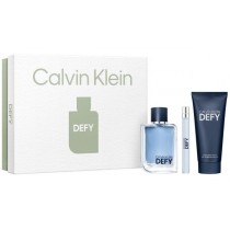 Calvin Klein Defy Men Woda toaletowa 100ml spray + el pod prysznic 100ml + Woda toaletowa 10ml