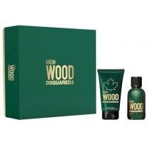 Dsquared2 Green Wood Woda toaletowa 100ml spray + Żel pod prysznic 150ml