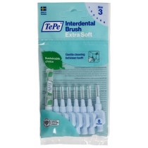 Tepe Extra Soft szczoteczki do przestrzeni midzyzbowych 0,6mm 8szt Jasnoniebieskie