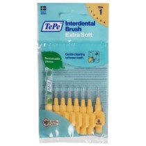 Tepe Extra Soft szczoteczki do przestrzeni międzyzębowych 0.45mm 8szt Jasnopomarańczowe