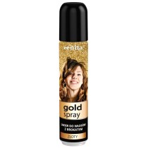 Venita Gold Spray lakier do wosw z brokatem Zoty 75ml
