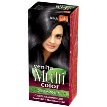 Venita MultiColor piel�gnacyjna farba do w�os�w 1.0 Czer� 100ml