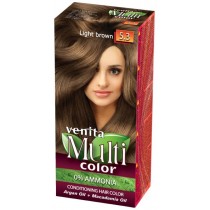 Venita MultiColor pielęgnacyjna farba do włosów 5.3 Jasny Brąz 100ml