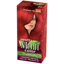 Venita MultiColor pielęgnacyjna farba do włosów 7.66 Intensywna Czerwień 100ml