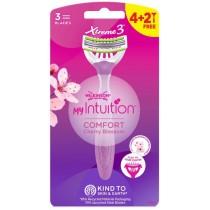 Wilkinson My Intuition Xtreme 3 Comfort Cherry Blossom jednorazowe maszynki do golenia dla kobiet 6szt