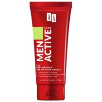 AA Men Active Care 3w1 peelingujcy el do mycia twarzy 150ml