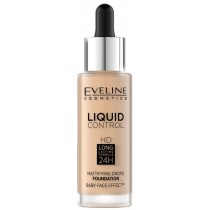 Eveline Liquid Control HD Mattifying Drops Foundation Matujcy podkad do twarzy 011 Natural 32ml