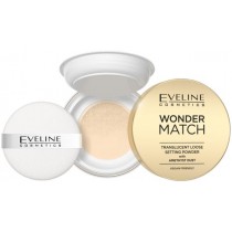 Eveline Wonder Match Transculent Loose Setting Powder puder sypki z pyem ametystowym 6g