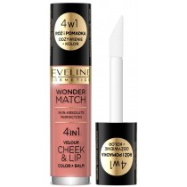 Eveline Wonder Match Velour Cheek&Lip r i pomadka w pynie 01 4,5ml