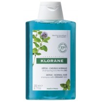 Klorane Detox Shampoo szampon z organiczną miętą 200ml