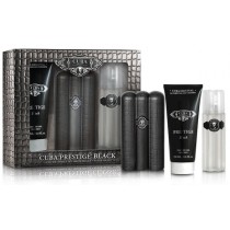 Cuba Original Men Prestige Black Woda toaletowa 90ml spray + Woda po goleniu 100ml + el pod prysznic 200ml