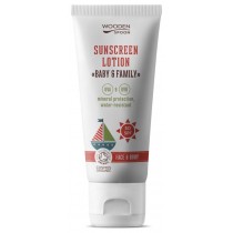 Wooden Spoon Sunscreen Lotion delikatny krem z filtrem dla niemowląt i całej rodziny SPF50+ 100ml