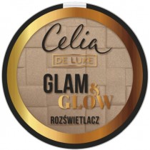 Celia De Luxe Glam&Glow rozświetlacz 106 Gold 9g