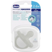 Chicco Physioforma Luxe silikonowy smoczek 2-6m Szary