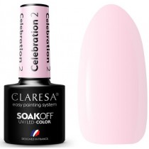 Claresa Soak Off UV/LED Celebration lakier hybrydowy 02 5g