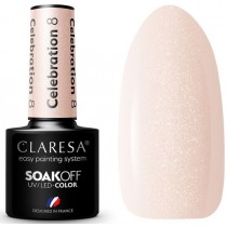 Claresa Soak Off UV/LED Celebration lakier hybrydowy 08 5g
