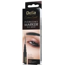 Delia Eyebrow Expert piórkowy marker do brwi 1.0 Czarny