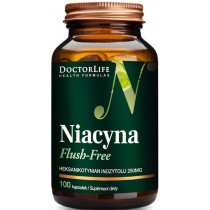 Doctor Life Niacyna Flush-Free suplement diety 100 kapsuek