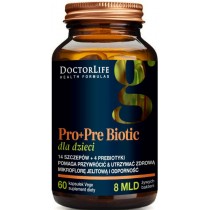 Doctor Life Pro+Pre Biotic suplement diety dla dzieci 60 kapsuek