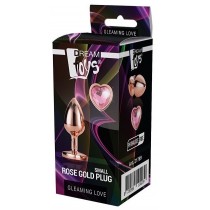 Dream Toys Gleaming Love Rose Gold Plug korek analny Small