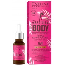 Eveline Brazilian Body skoncentrowane krople samoopalajce do twarzy i ciaa 18ml