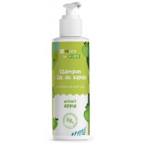 Hiskin Kids szampon i żel do kąpieli Jabłko 280ml