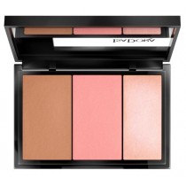 IsaDora Face Sculptor 3in1 Palette zestaw 3 pudrw prasowanych o kremowej konsystencji 62 Cool Pink 12g