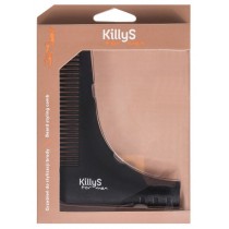 KillyS For Men Beard Styling Comb drewniany grzebie do stylizacji brody
