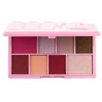 Makeup Revolution I Heart Revolution Chocolate Mini Pallete mini paletka cieni do powiek Rose Cream 10,2g