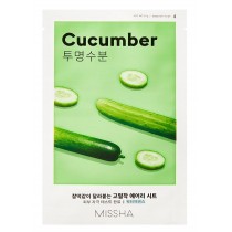 Missha Airy Fit Sheet Mask nawilajco-nawadniajca maseczka w pachcie z ekstraktem z ogrka Cucumber 19ml