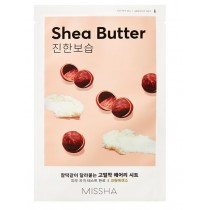 Missha Airy Fit Sheet Mask nawilajco-odywcza maseczka w pachcie z ekstraktem z masa shea Shea Butter 19ml